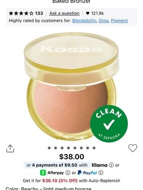 Kosas Baked Bronzer